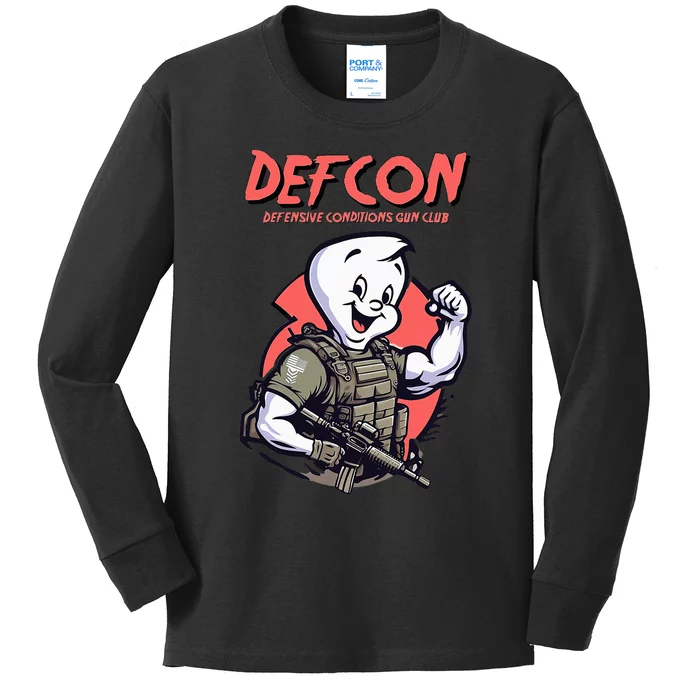 Tactical Ghost Kids Long Sleeve Shirt