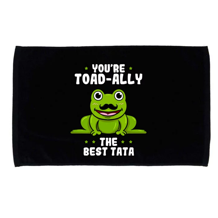 Toadfunny Giftally The Best Tata Frog Lover Toad Father Gift Microfiber Hand Towel