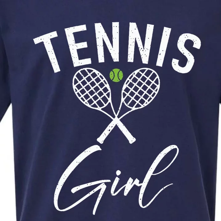 Tennis Girl Sueded Cloud Jersey T-Shirt