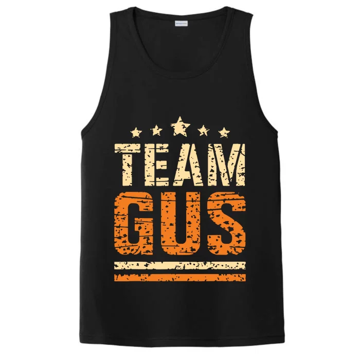 Team Gus Thats My Dad Gus Support Saying Performance Tank