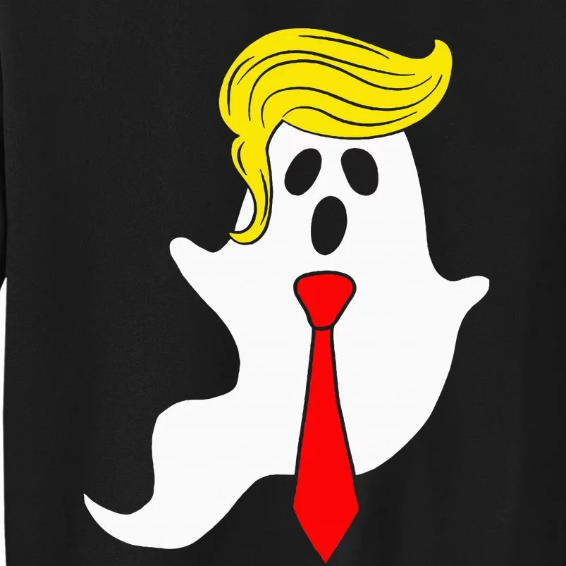 Trump Ghost Trump Hair Halloween Sweatshirt