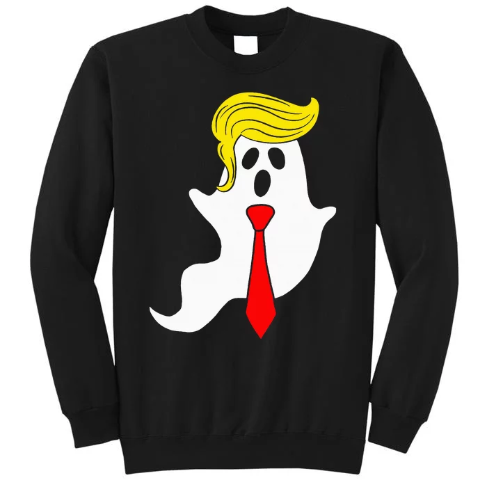 Trump Ghost Trump Hair Halloween Sweatshirt