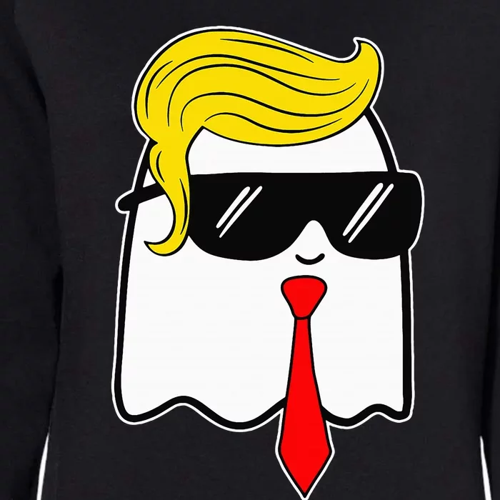 Trump Ghost Trump Hair Sunglasses Halloween Costume Womens California Wash Sweatshirt