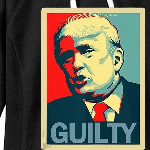 Trump Guilty Women's Fleece Hoodie