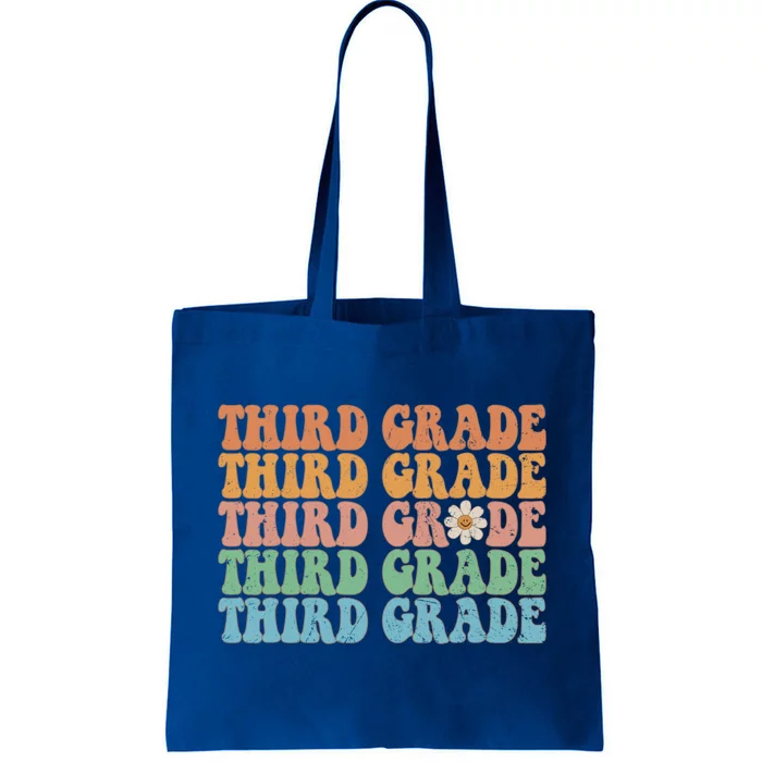 Third Grade Teacher Leopard Rainbow 3rd Grade Teacher Funny Meaningful Gift Tote Bag