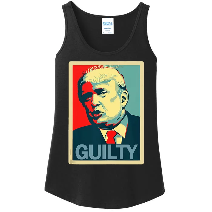 Trump Guilty Ladies Essential Tank