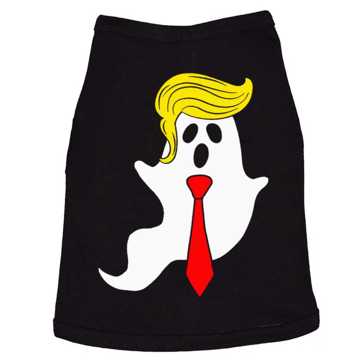 Trump Ghost Trump Hair Halloween Donald Trump Doggie Tank