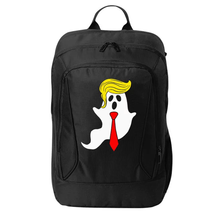 Trump Ghost Trump Hair Halloween Donald Trump City Backpack