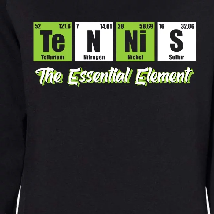 Tennis Gift The Essential Elet Funny Love Tennis Gift Womens California Wash Sweatshirt