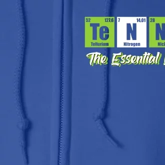 Tennis Gift The Essential Elet Funny Love Tennis Gift Full Zip Hoodie