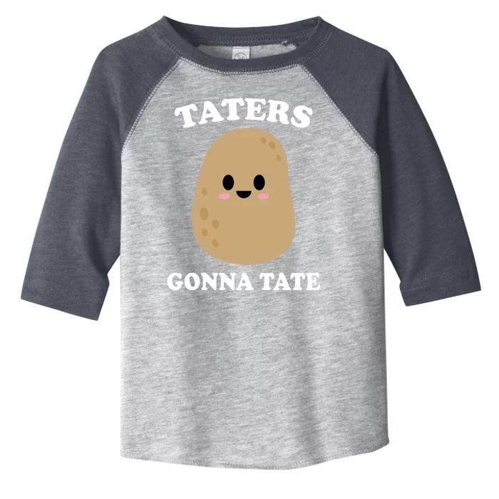 Taters Gonna Tate Funny Haters Toddler Fine Jersey T-Shirt