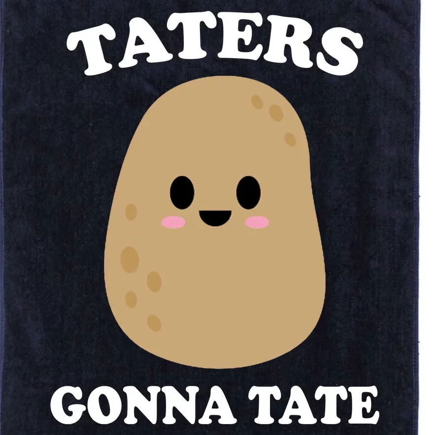 Taters Gonna Tate Funny Haters Platinum Collection Golf Towel