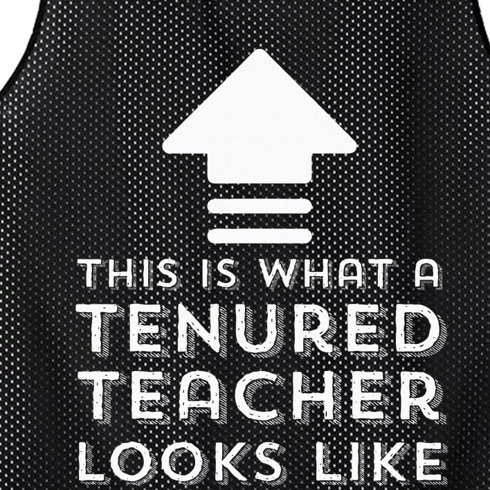 Tenure Gifts Tenured Teacher Gifts Women Men Funny Tenure Mesh Reversible Basketball Jersey Tank