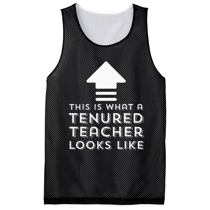 Tenure Gifts Tenured Teacher Gifts Women Men Funny Tenure Mesh Reversible Basketball Jersey Tank