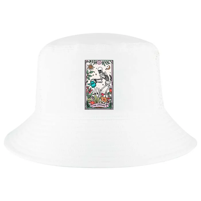 The Gardener Tarot Card Gardening Planting Lover Plant Lady Cool Comfort Performance Bucket Hat