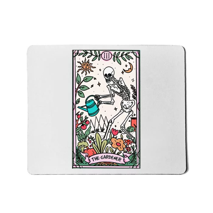 The Gardener Tarot Card Gardening Planting Lover Plant Lady Mousepad