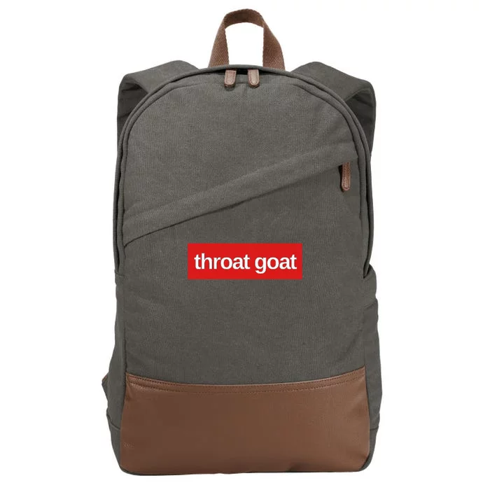 Throat Goat Cotton Canvas Backpack