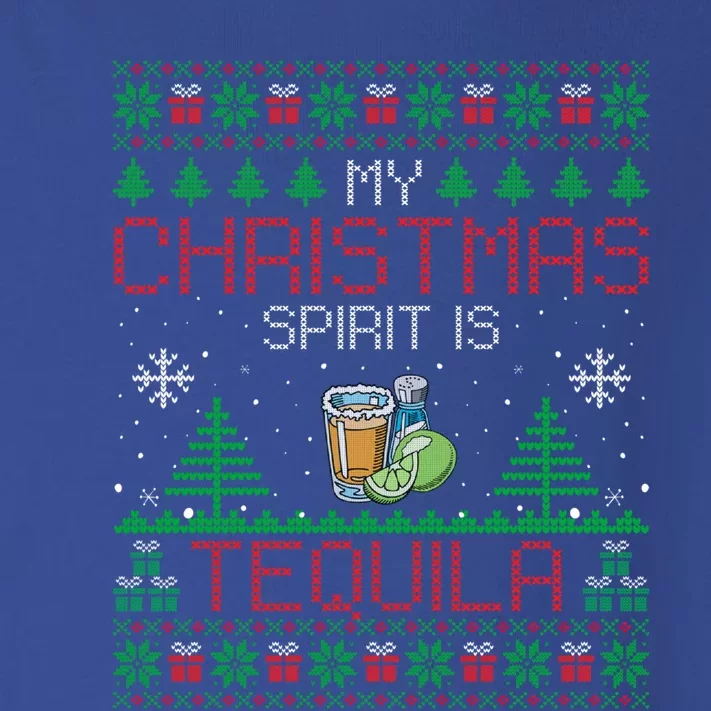 Tequila Gift Tequila Er Gift Tequila Ugly Xmas Cool Gift Toddler Long Sleeve Shirt