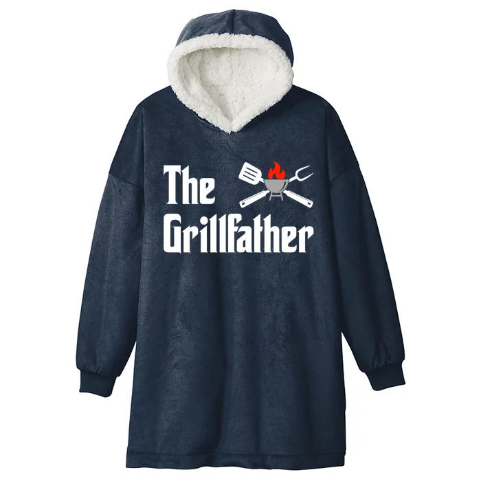 The Grillfather V2 Meaningful Gift Hooded Wearable Blanket