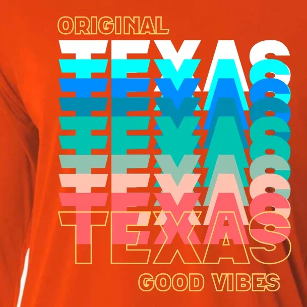 Texas Good Vibes Cooling Performance Long Sleeve Crew