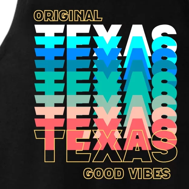 Texas Good Vibes Ladies Tri-Blend Wicking Tank