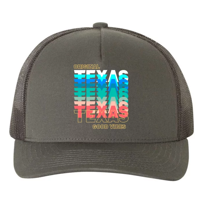 Texas Good Vibes Yupoong Adult 5-Panel Trucker Hat