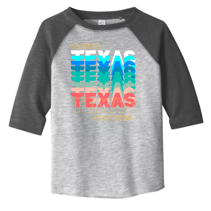 Texas Good Vibes Toddler Fine Jersey T-Shirt