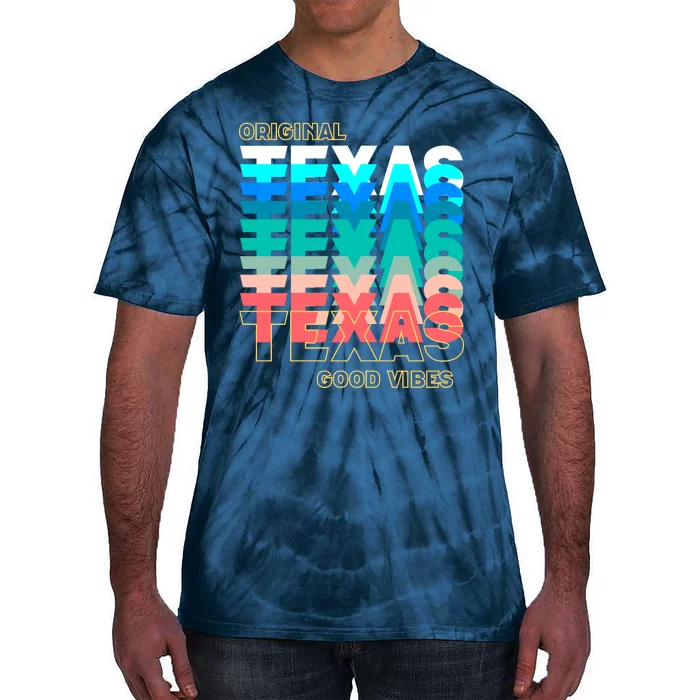 Texas Good Vibes Tie-Dye T-Shirt