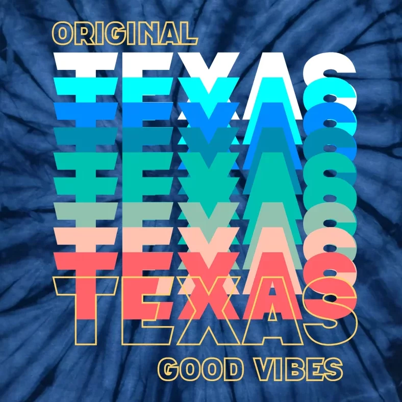 Texas Good Vibes Tie-Dye T-Shirt