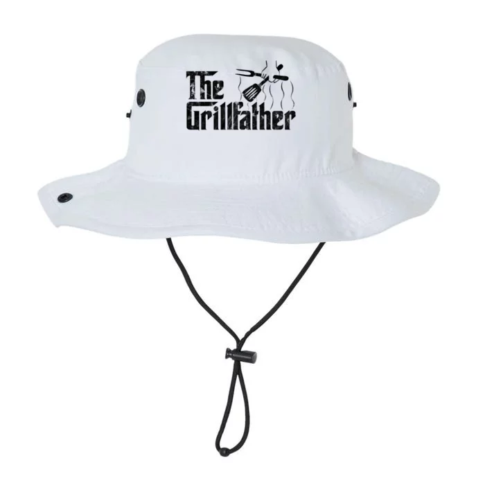 The Grillfather Vintage Bbq Barbecue Grill Chef Gift Idea Gift Legacy Cool Fit Booney Bucket Hat