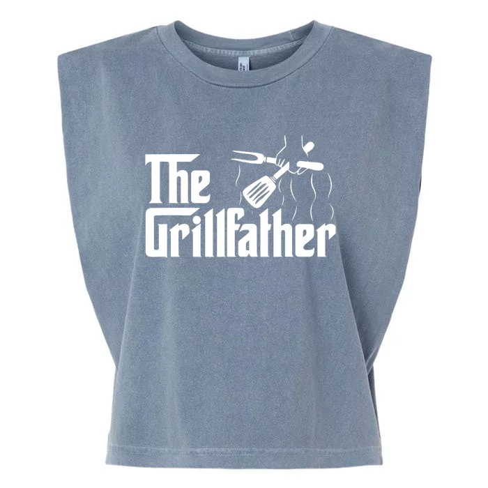 The Grillfather Vintage BBQ Grill | Chef Garment-Dyed Women's Muscle Tee