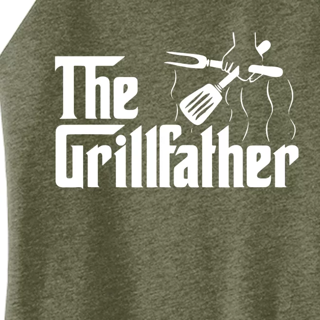 The Grillfather Vintage BBQ Grill | Chef Women’s Perfect Tri Rocker Tank