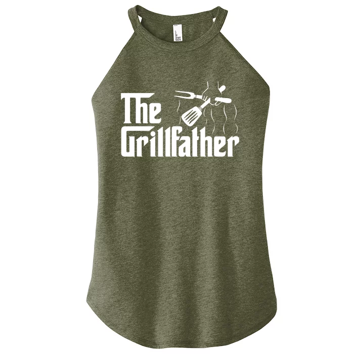 The Grillfather Vintage BBQ Grill | Chef Women’s Perfect Tri Rocker Tank