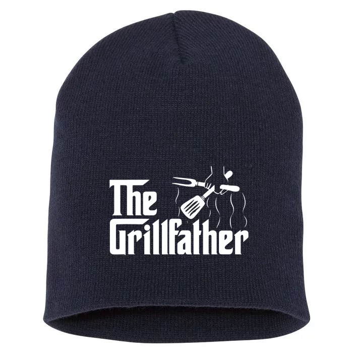 The Grillfather Vintage BBQ Grill | Chef Short Acrylic Beanie