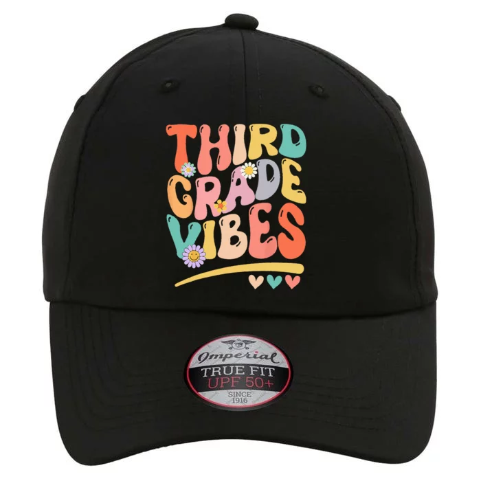 Third Grade Vibes Back To School 3rd Grade Teacher The Original Performance Cap