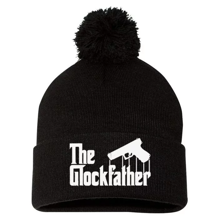 The Glockfather Vintage Pom Pom 12in Knit Beanie