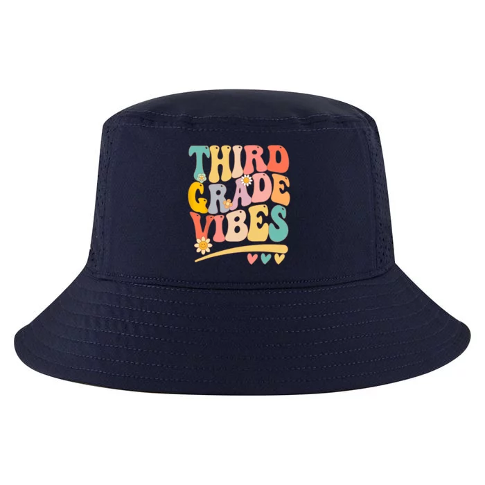 Third Grade Vibes For Girl Boy 3rd Grade Teacher Cool Comfort Performance Bucket Hat