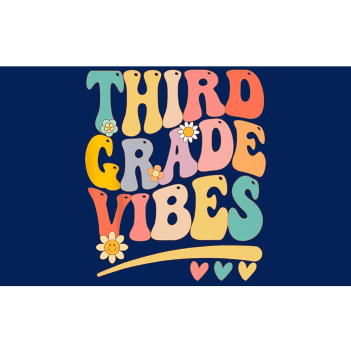 Third Grade Vibes For Girl Boy 3rd Grade Teacher Bumper Sticker