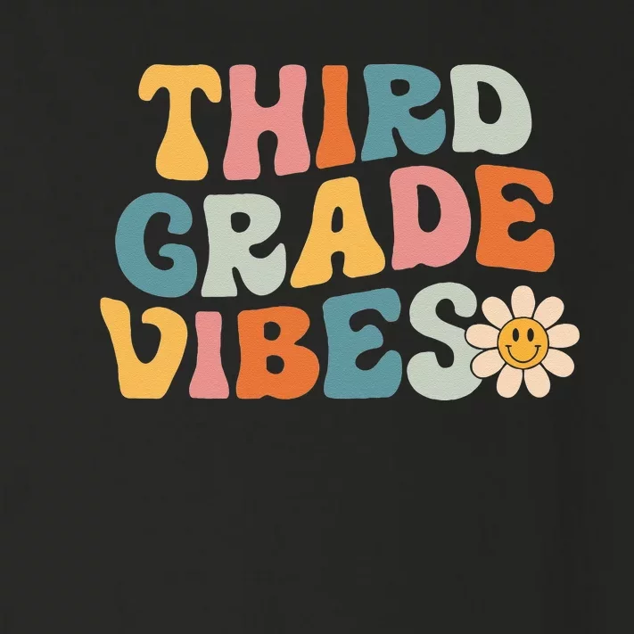 Third Grade Vibes 3rd Grade Team Retro 1st Day Of School Toddler Long Sleeve Shirt