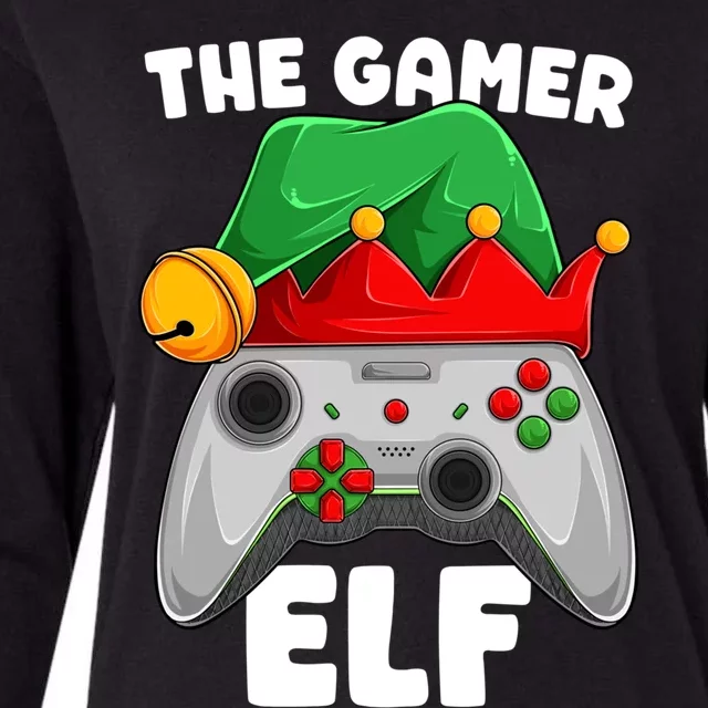 The Gamer Video Game Controller Christmas Gaming Xmas Gift Womens Cotton Relaxed Long Sleeve T-Shirt