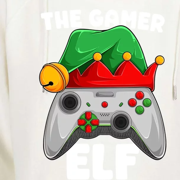 The Gamer Video Game Controller Christmas Gaming Xmas Gift Womens Funnel Neck Pullover Hood