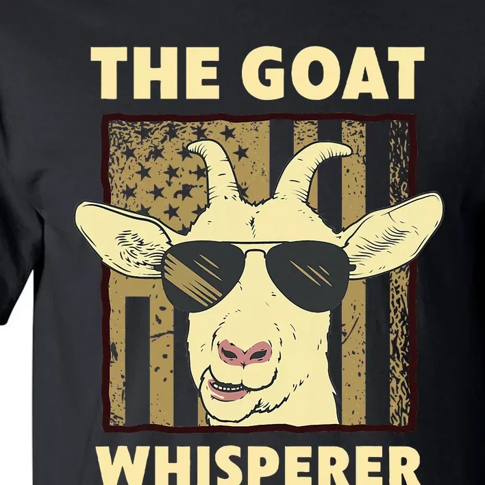 The Goat Whisperer Design Farmer Goat Lover Tall T-Shirt