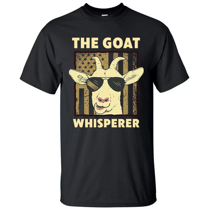 The Goat Whisperer Design Farmer Goat Lover Tall T-Shirt