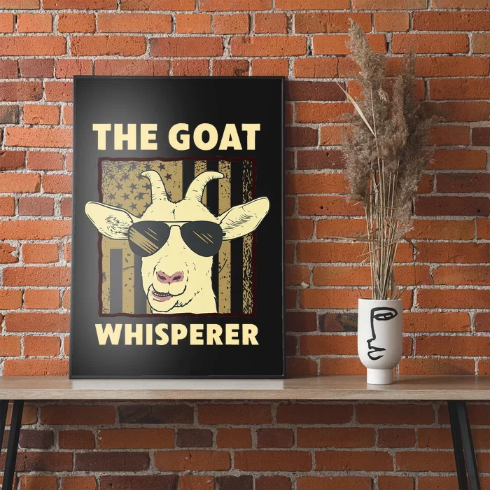 The Goat Whisperer Design Farmer Goat Lover Poster