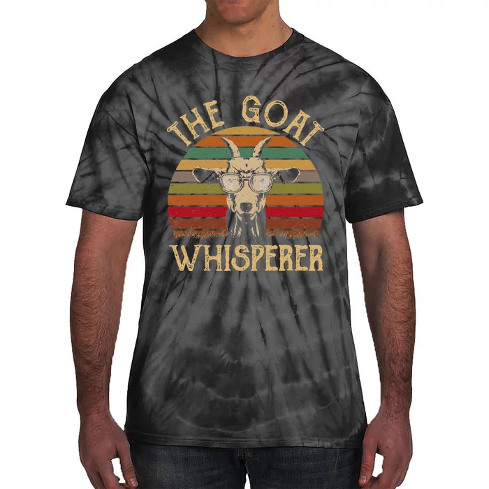 The Goat Whisperer Funny Goat Lover Farmer Tie-Dye T-Shirt