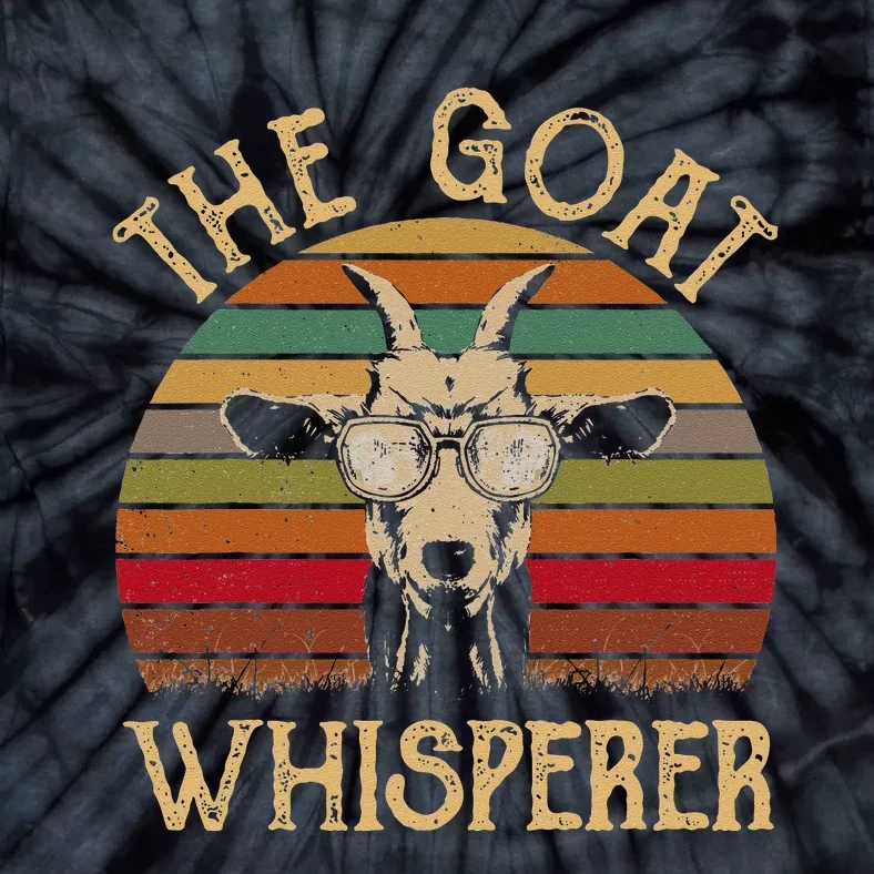 The Goat Whisperer Funny Goat Lover Farmer Tie-Dye T-Shirt