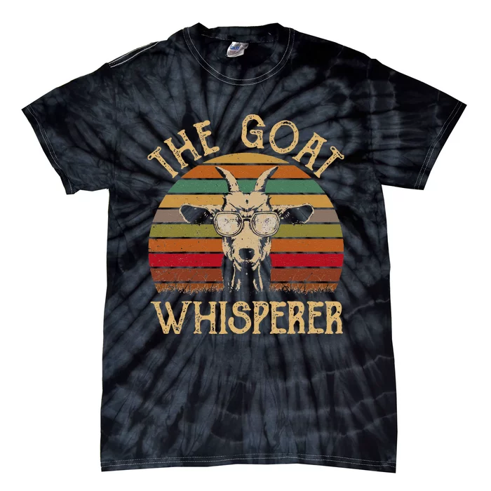 The Goat Whisperer Funny Goat Lover Farmer Tie-Dye T-Shirt