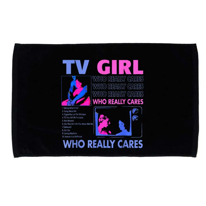 Tv Girl Who Really Care Microfiber Hand Towel