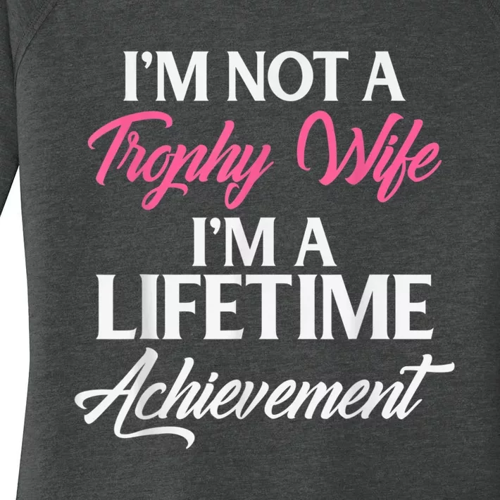 Trophy Gaming Wife Funny Mother Women's Perfect Tri Tunic Long Sleeve Shirt