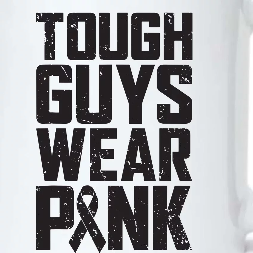 Tough Guys Wear Pink Breast Cancer Awareness Gifts Black Color Changing Mug